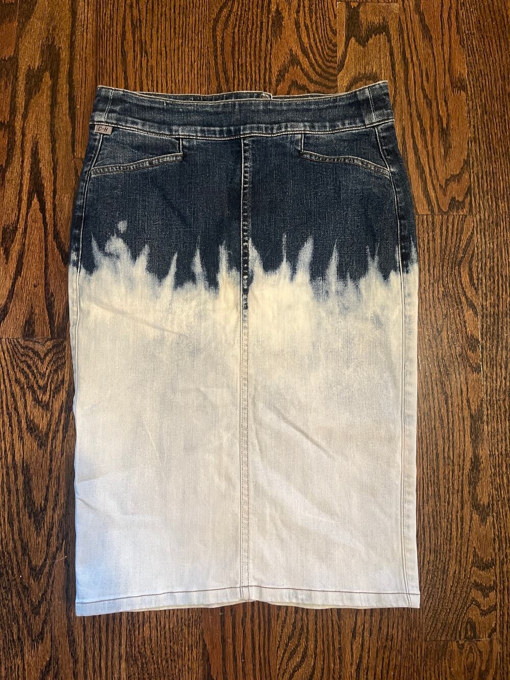 Citizens of Humanity Karen pencil skirt Sz. 27 crave you acid wash grunge